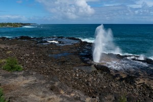 Spouting Horn Blowhole   Kauai Hawaii 8257